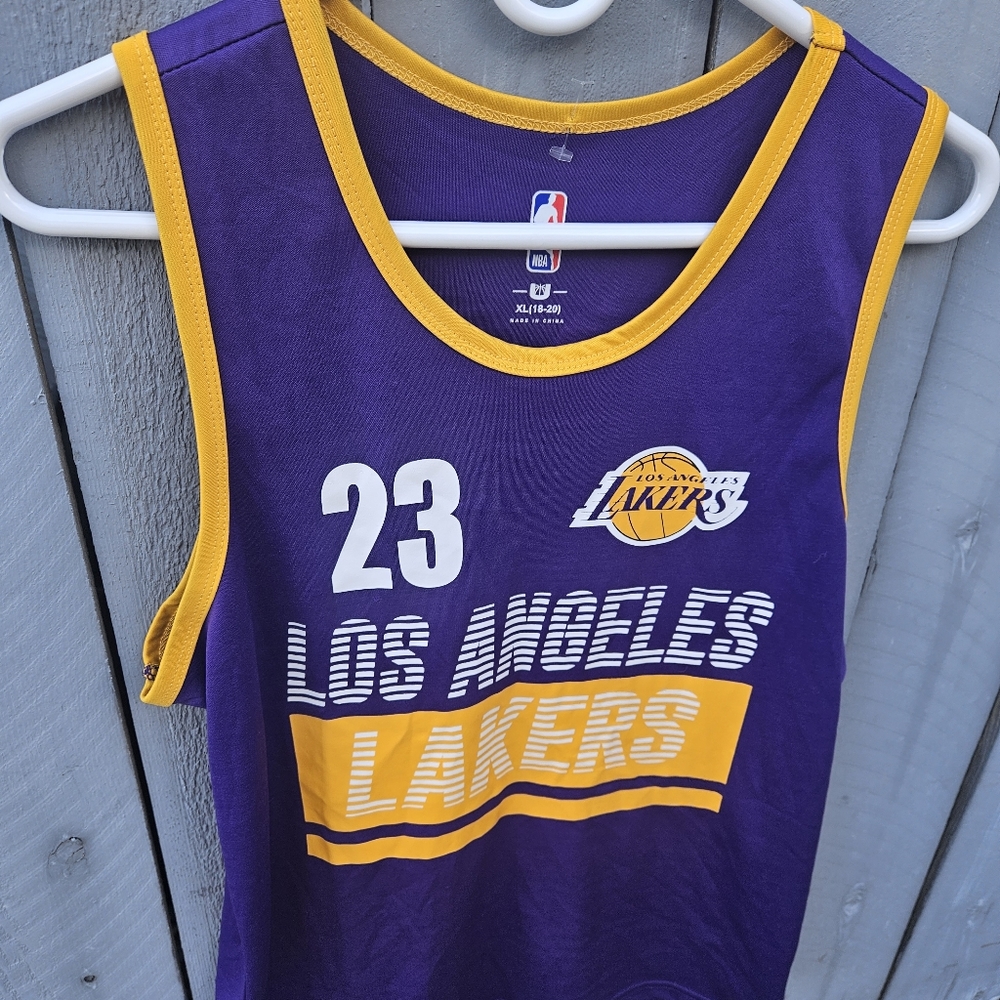 NWOT NBA LA Lakers LeBron James #23 Jersey - Picture 4 of 6